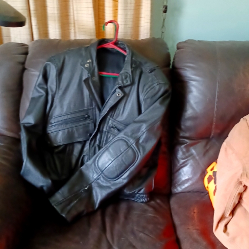 Men's leather jacket